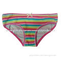 Girls' Panties, Made of 100% Cotton Single Jersey in AOP